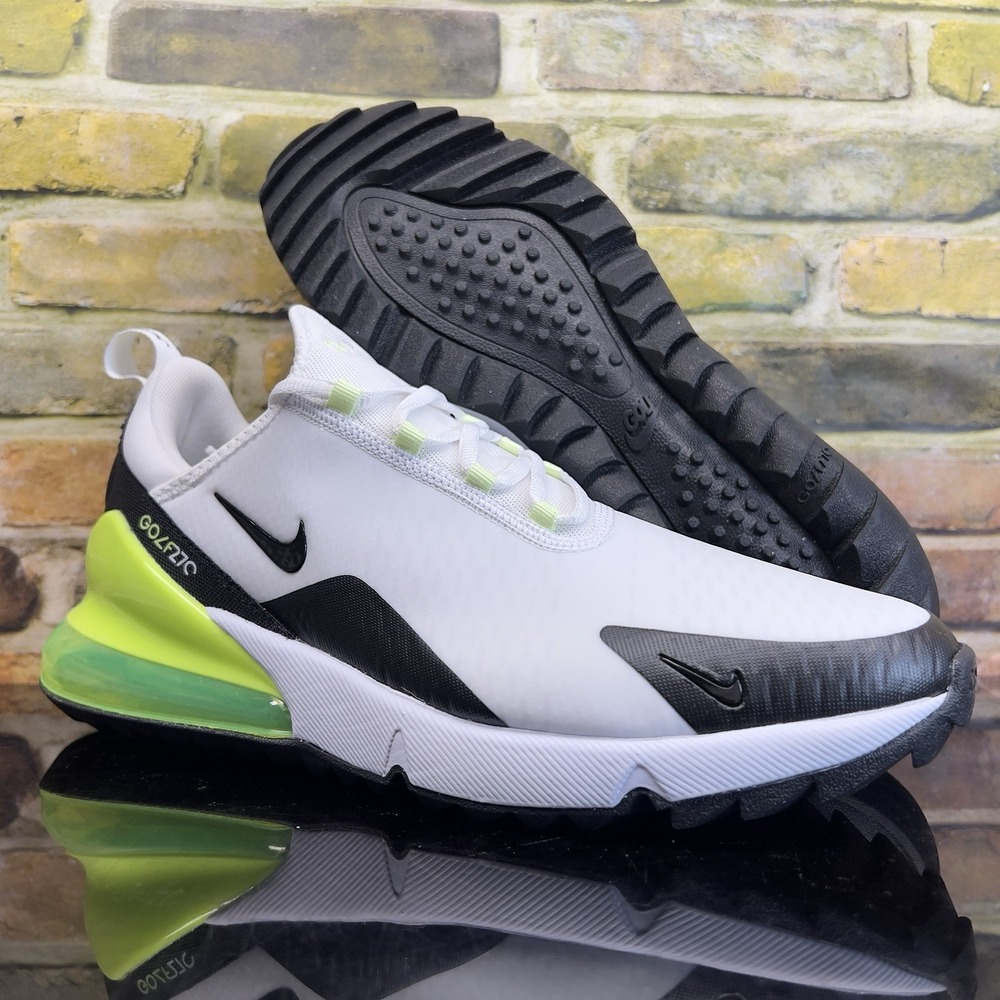 Mens Size 12 - Nike Air Max 270 G Golf Shoes White Volt Black CK6483-105